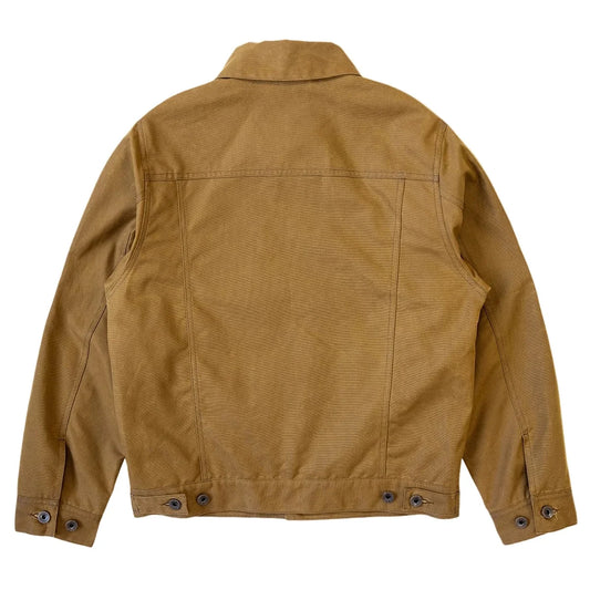 Waxed Canvas Work Jacket in Ochre