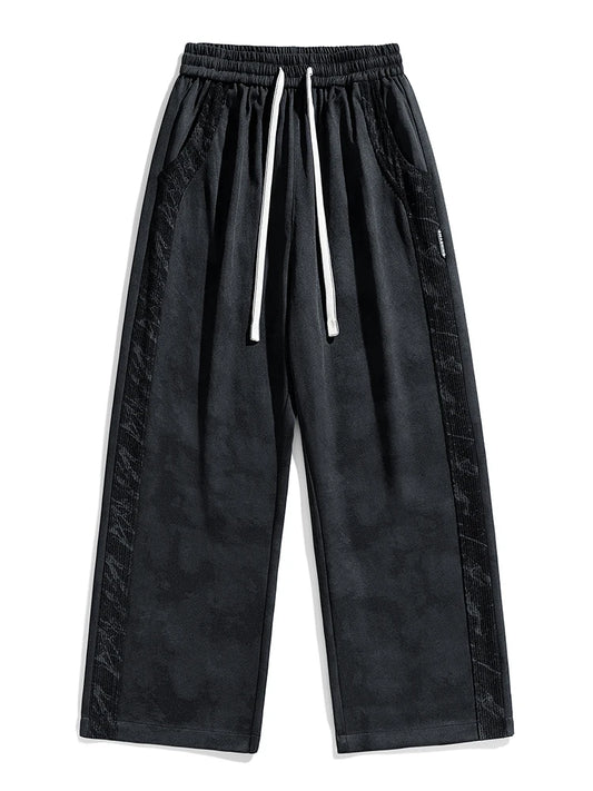 The Regent Wide-Leg Contrast Stripe Lounge Trousers