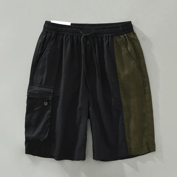 Pantalones cortos de verano de lino a medida Thames