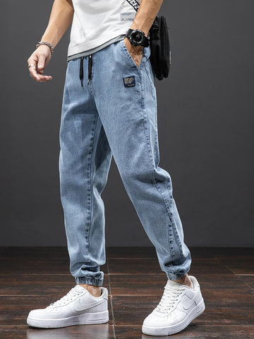 Men's Plus Size Jogger Jeans - Streetwear Baggy Fit (Up to 8XL)