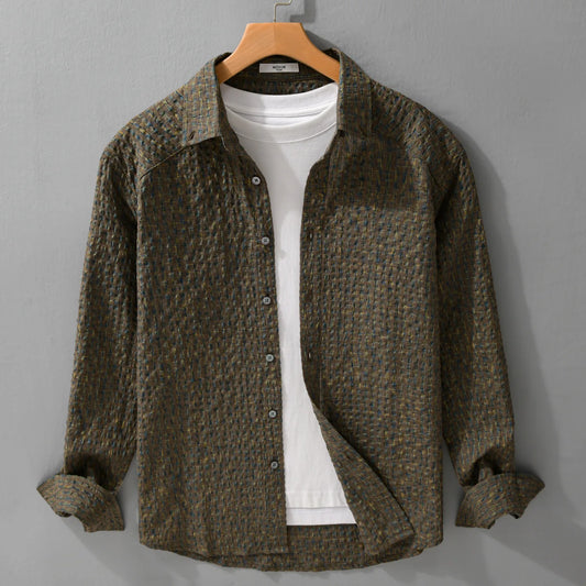 Heritage Micro-Check Flannel Overshirt