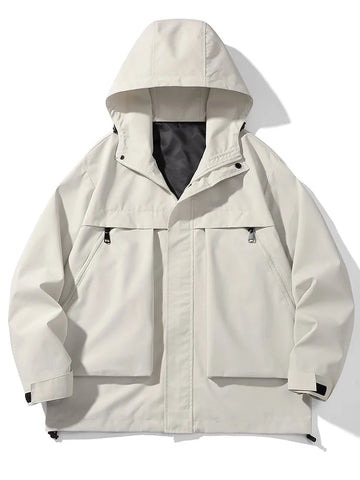 Hooded Casual Jacket Windbreaker