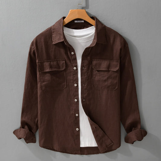 Signature Indigo Raw Overshirt