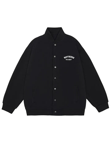 College Varsity Coat Heavyweight Knit Bomber