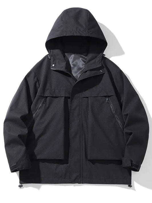 Hooded Casual Jacket Windbreaker